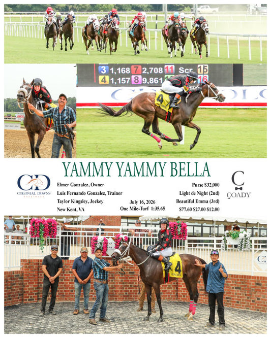 YAMMY YAMMY BELLA - 07-16-26 - R08 - CNL
