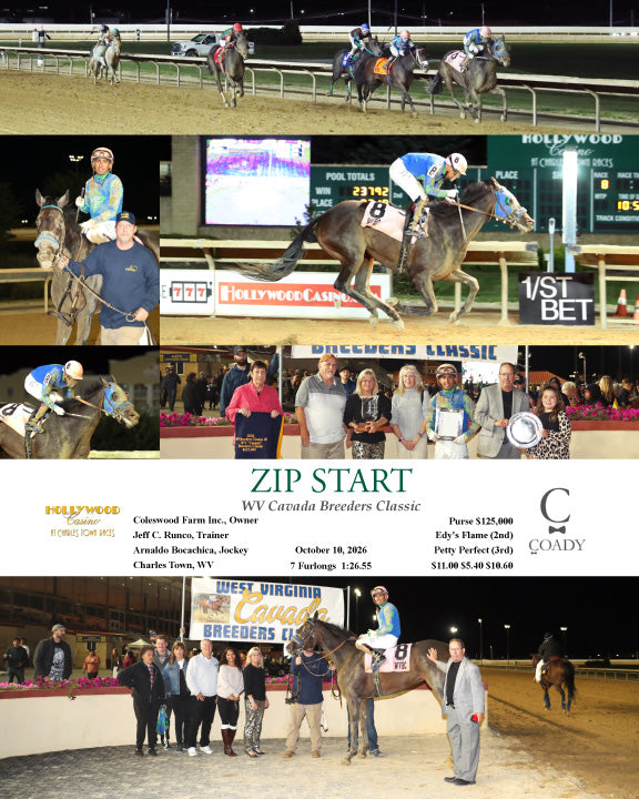 ZIP START - WV Cavada Breeders Classic - 10-10-26 - R08 - CT