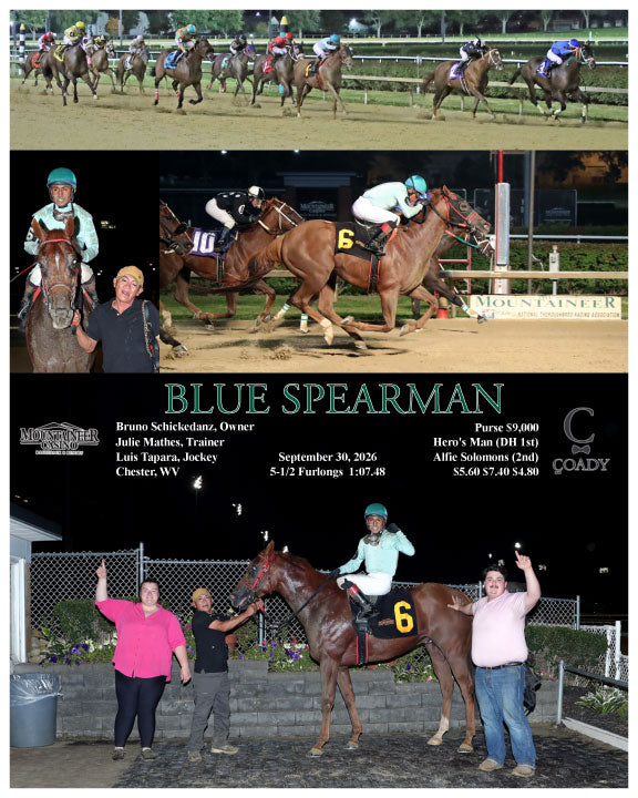 BLUE SPEARMAN - 09-30-26 - R08A - MNR
