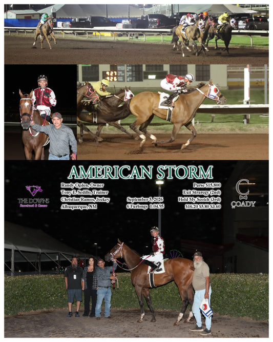 AMERICAN STORM - 09-05-26 - R09 - ALB