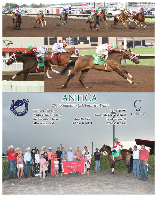 ANTICA - 2026 Rainbow Q.H. Futurity Trials - 06-26-26 - R09 - RUI