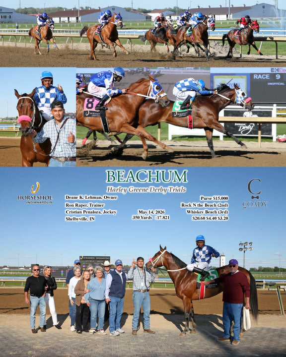BEACHUM - Harley Greene Derby Trials - 05-14-26 - R09 - IND - Coady Media - Kurtis Coady Photography