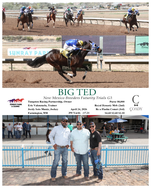 BIG TED - New Mexico Breeders Futurity Trials G3 - 04-24-26 - R09 - SRP - Coady Media - Kurtis Coady Photography
