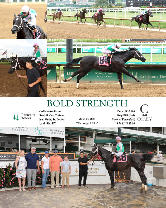 BOLD STRENGTH - 06-21-26 - R09 - CD
