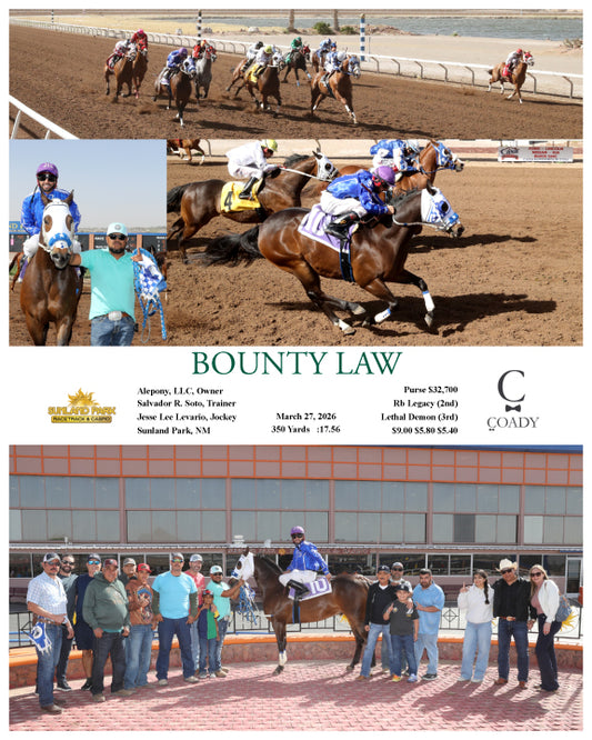 BOUNTY LAW - 03-27-26 - R09 - SUN - Coady Media - Kurtis Coady Photography