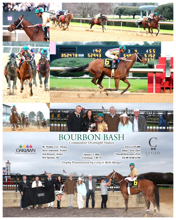 BOURBON BASH - Commodore Overnight Stakes - 01-03-26 - R09 - OP