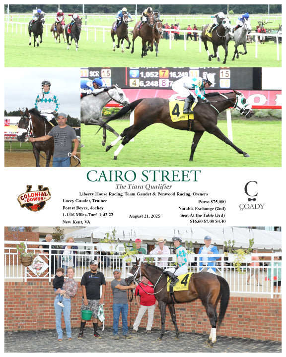 CAIRO STREET - The Tiara Qualifier - 08-21-25 - R09 - CNL - Coady Media - Kurtis Coady Photography