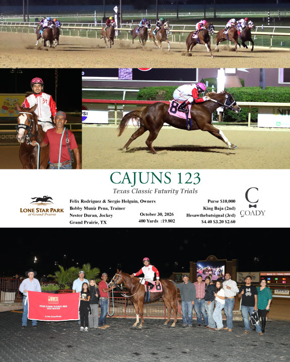 CAJUNS 123 - Texas Classic Futurity Trials - 10-30-26 - R09 - LS - Coady Media - Kurtis Coady Photography