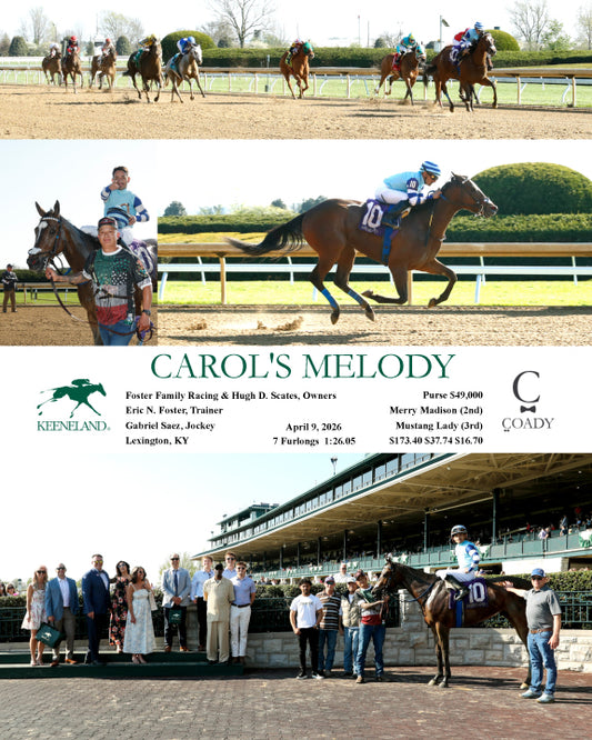 CAROL'S MELODY - 04-09-26 - R09 - KEE - Coady Media - Kurtis Coady Photography