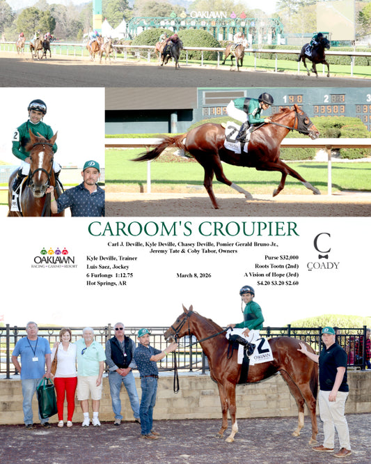 CAROOM'S CROUPIER - 03-08-26 - R09 - OP - Coady Media - Kurtis Coady Photography