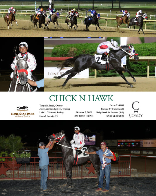 CHICK N HAWK - 10-02-26 - R09 - LSP - Coady Media - Kurtis Coady Photography