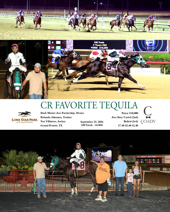 CR FAVORITE TEQUILA - 092526 - Race 09 - LSP