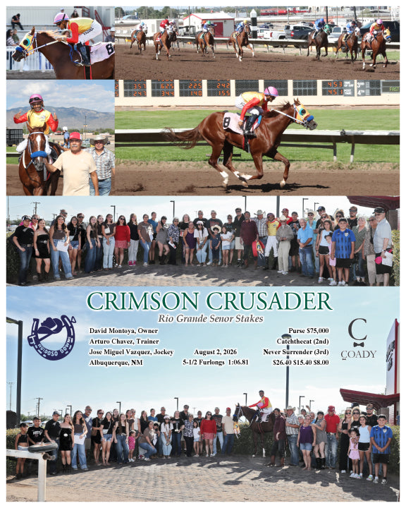 CRIMSON CRUSADER - Rio Grande Senor Stakes - 08-02-26 - R09 - RUI