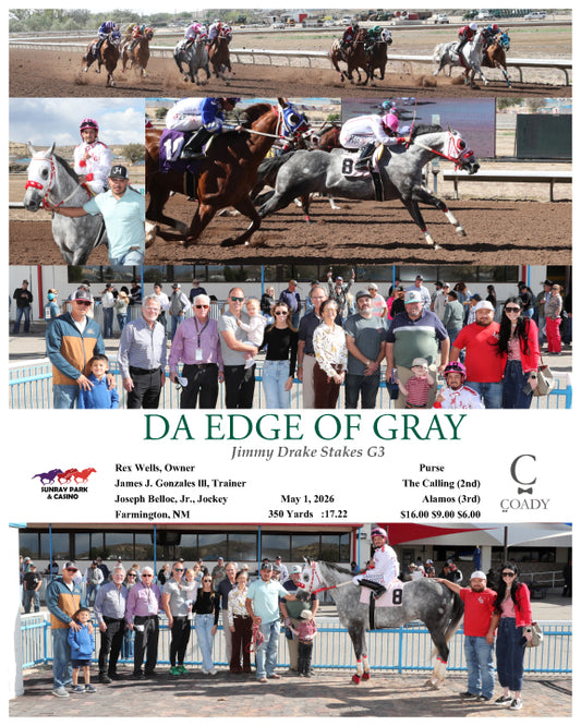 DA EDGE OF GRAY - Jimmy Drake Stakes G3 - 05-01-26 - R09 - SRP - Coady Media - Kurtis Coady Photography