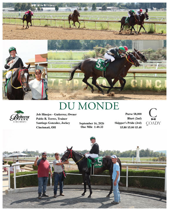 DU MONDE - 091626 - Race 09 - BTP