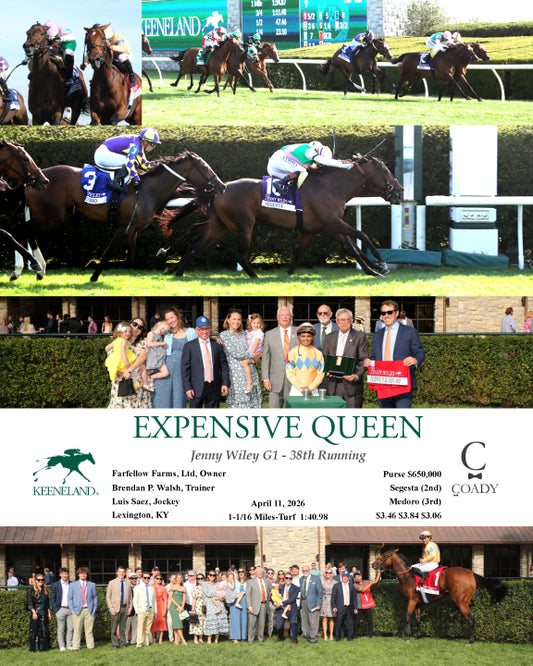 EXPENSIVE QUEEN - 041126 - Race 09 - KEE  Jenny Wiley G1 - 38th Running - Coady Media - Kurtis Coady Photography
