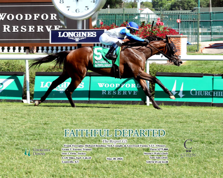 FAITHFUL DEPARTED - 053026 - Race 09 - CD  The Regret G3  - Action