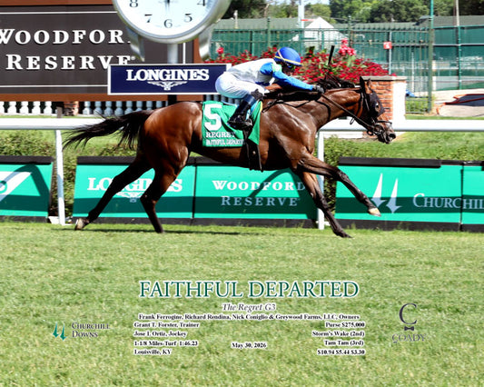 FAITHFUL DEPARTED - 053026 - Race 09 - CD  The Regret G3  - Action