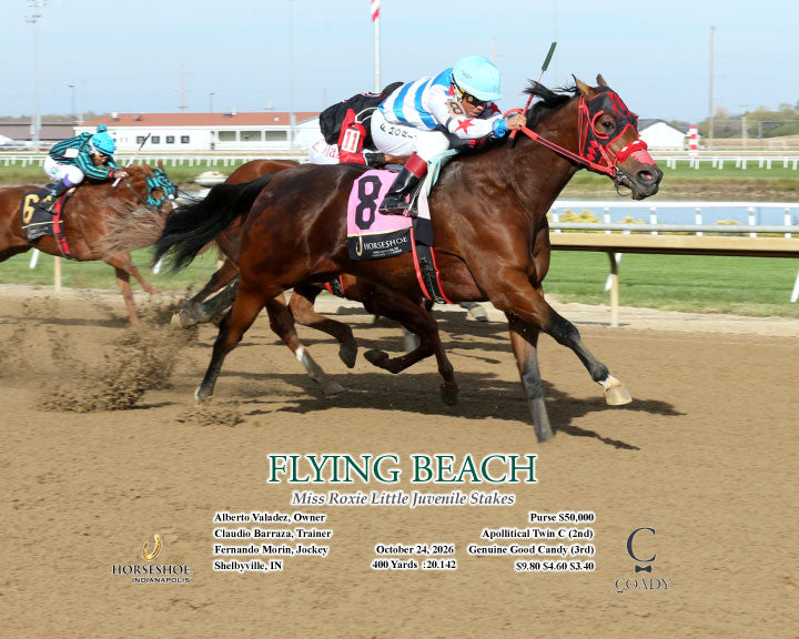 FLYING BEACH - Miss Roxie Little Juvenile Stakes - 10-24-26 - R09 - IND - Action