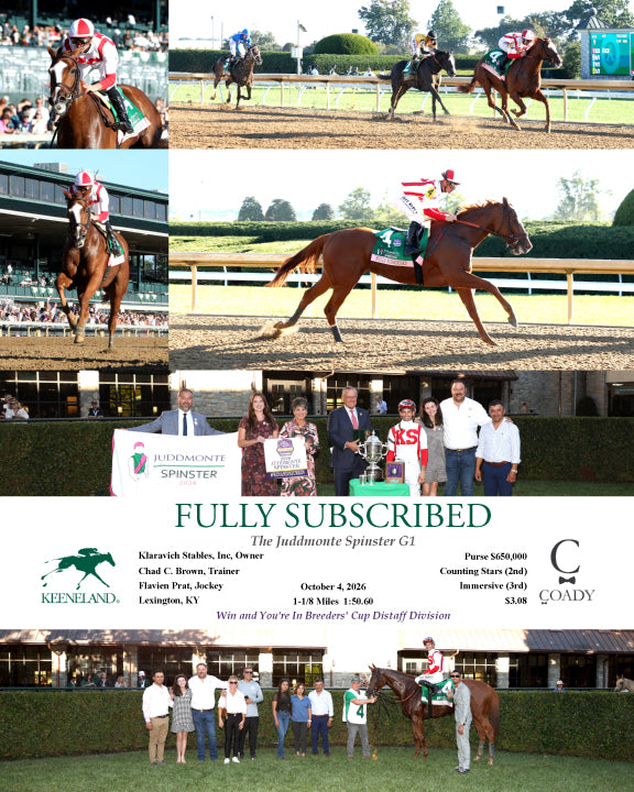 FULLY SUBSCRIBED - 100426 - Race 09 - KEE  The Juddmonte Spinster G1
