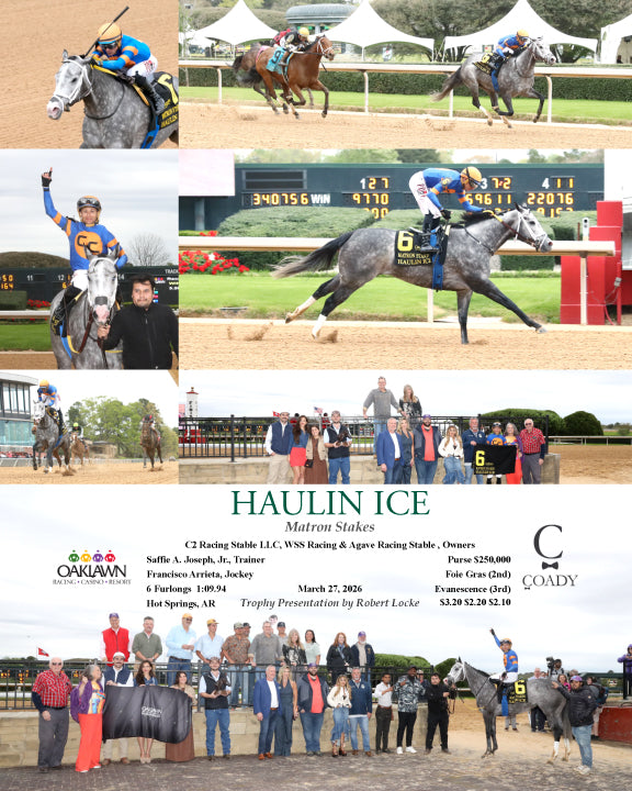 HAULIN ICE - Matron Stakes - 03-27-26 - R09 - OP - Coady Media - Kurtis Coady Photography