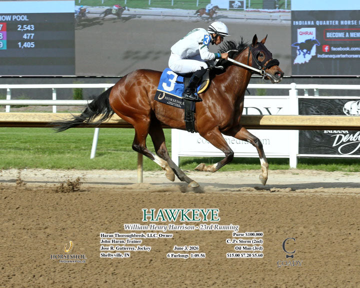 HAWKEYE - William Henry Harrison - 23rd Running - 06-03-26 - R09 - IND - Action