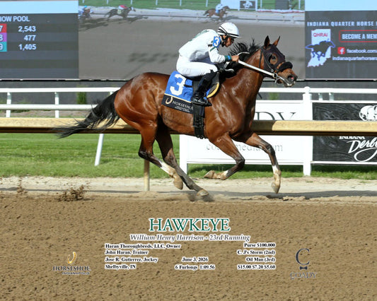 HAWKEYE - William Henry Harrison - 23rd Running - 06-03-26 - R09 - IND - Action