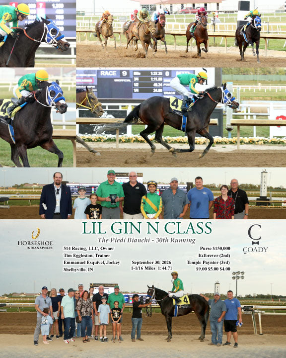 LIL GIN N CLASS - The Piedi Bianchi - 30th Running - 09-30-26 - R09 - IND