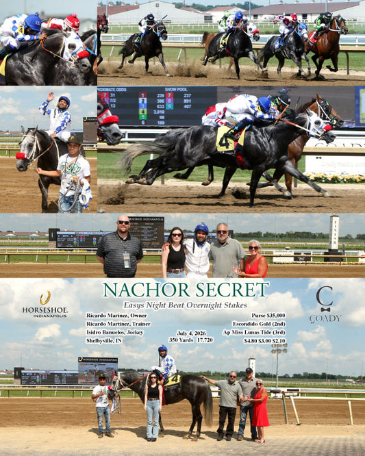 NACHOR SECRET - Easys Night Beat Overnight Stakes - 07-04-26 - R09 - IND