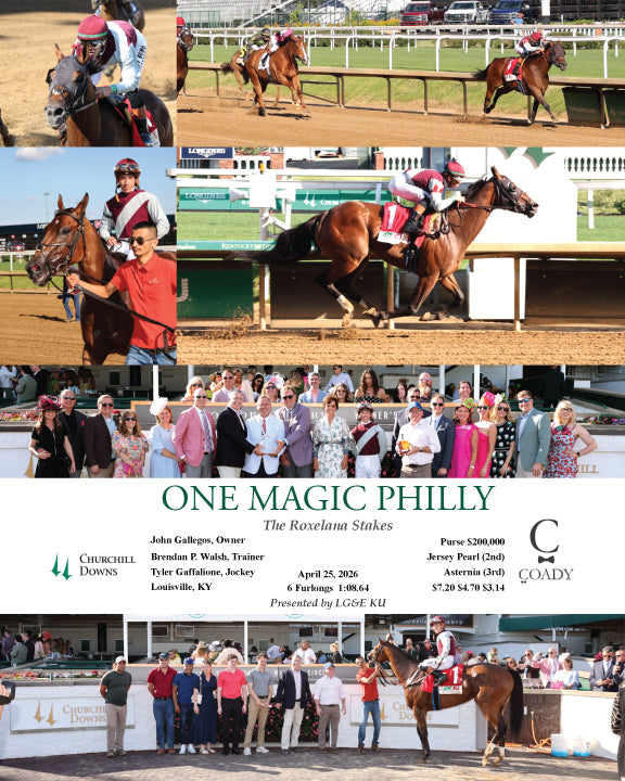 ONE MAGIC PHILLY - The Roxelana Stakes - 04-25-26 - R09 - CD - Coady Media - Kurtis Coady Photography