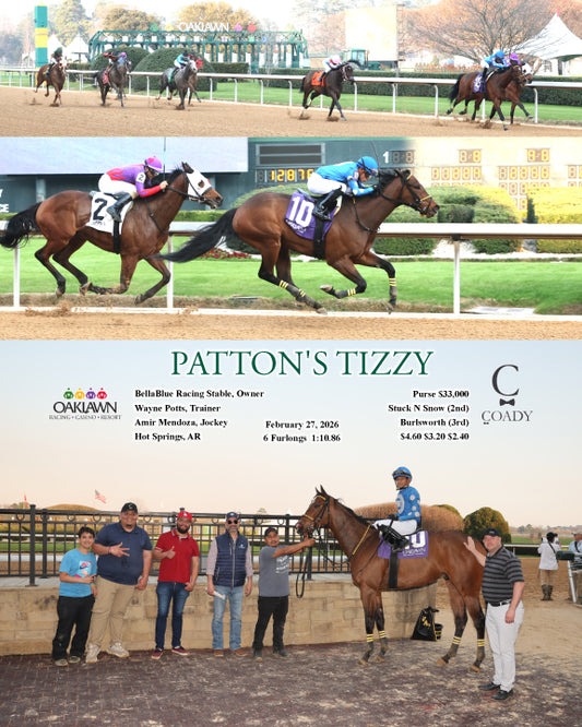 PATTON'S TIZZY - 02-27-26 - R09 - OP - Coady Media - Kurtis Coady Photography