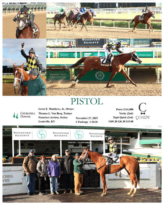 PISTOL - 112725 - Race 09 - CD
