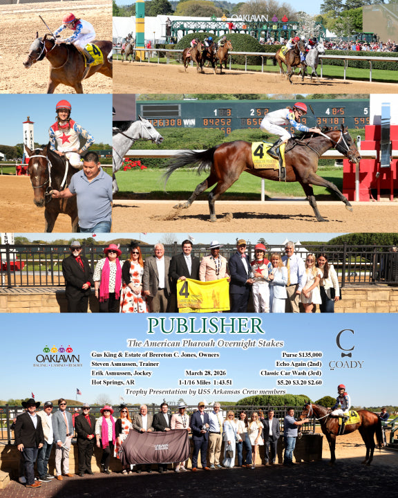 PUBLISHER - The American Pharoah Overnight Stakes - 03-28-26 - R09 - OP - Coady Media - Kurtis Coady Photography