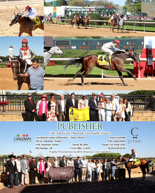PUBLISHER - The American Pharoah Overnight Stakes - 03-28-26 - R09 - OP - Coady Media - Kurtis Coady Photography