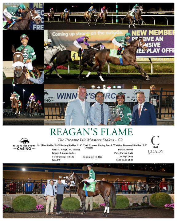 REAGAN'S FLAME - The Presque Isle Masters Stakes - G2 - 09-18-26 - R09 - PID