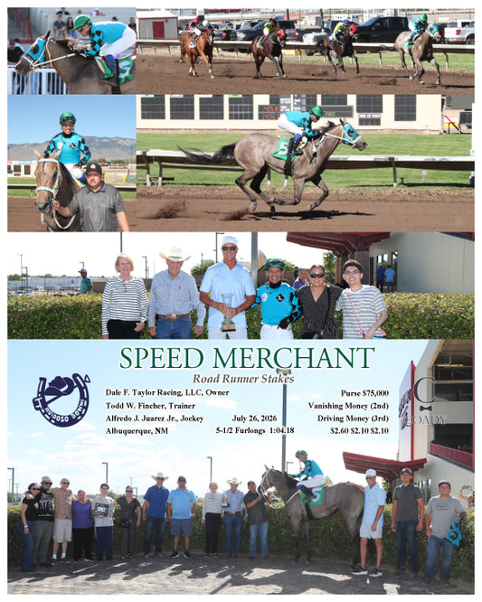 SPEED MERCHANT - Road Runner Stakes - 07-26-26 - R09 - RUI