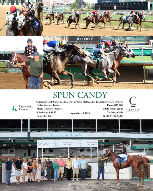 SPUN CANDY - 091326 - Race 09 - CD