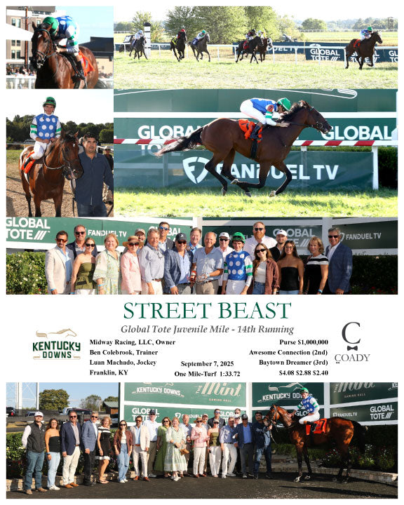 STREET BEAST - Global Tote Juvenile Mile - 14th Running - 09-07-25 - R09 - KD - Coady Media - Kurtis Coady Photography