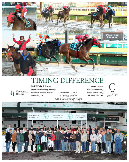 TIMING DIFFERENCE - 112225 - Race 09 - CD - Group 01