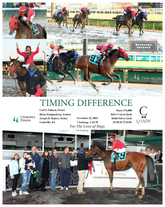 TIMING DIFFERENCE - 112225 - Race 09 - CD