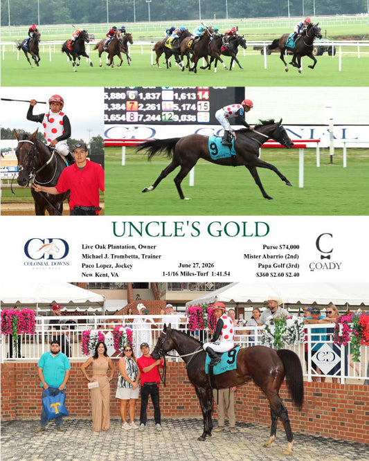 UNCLE'S GOLD - 06-27-26 - R09 - CNL