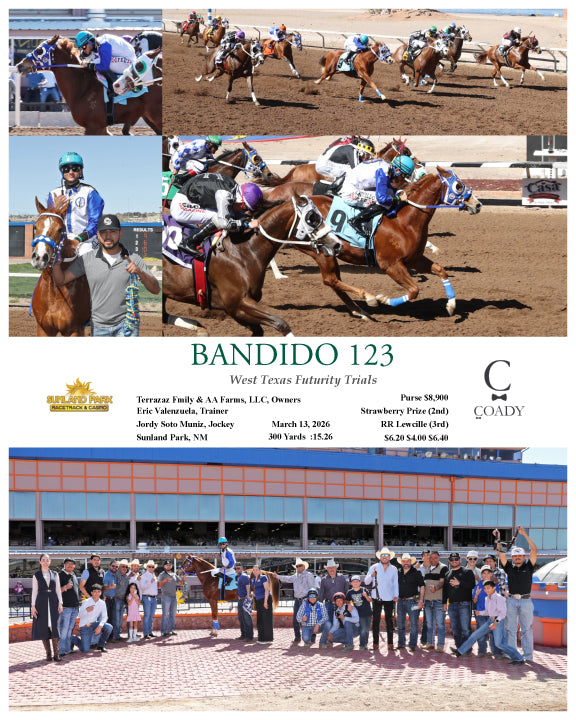BANDIDO 123 - West Texas Futurity Trials - 03-13-26 - R10 - SUN - Coady Media - Kurtis Coady Photography