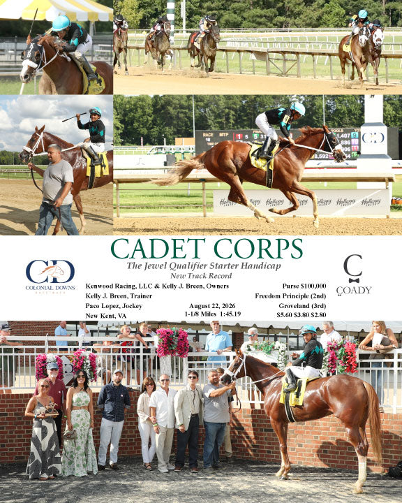 CADET CORPS - The Jewel Qualifier Starter Handicap - 08-22-26 - R10 - CNL