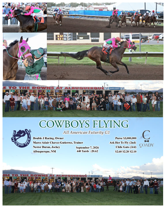 COWBOYS FLYING - All American Futurity G1 - 09-07-26 - R10 - RUI