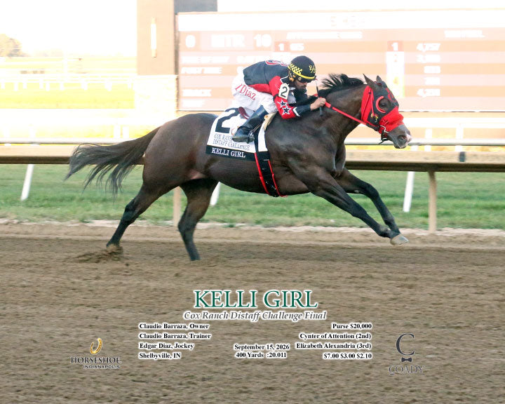 KELLI GIRL - Cox Ranch Distaff Challenge Final - 09-15-26 - R10 - IND - Action