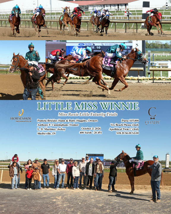 LITTLE MISS WINNIE - Miss Roxie Little Futurity Trials - 10-03-26 - R10 - IND