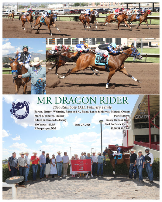MR DRAGON RIDER - 2026 Rainbow Q.H. Futurity Trials - 06-27-26 - R10 - RUI