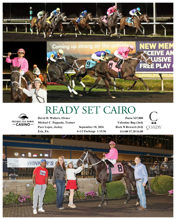 READY SET CAIRO - 09-18-26 - R10 - PID