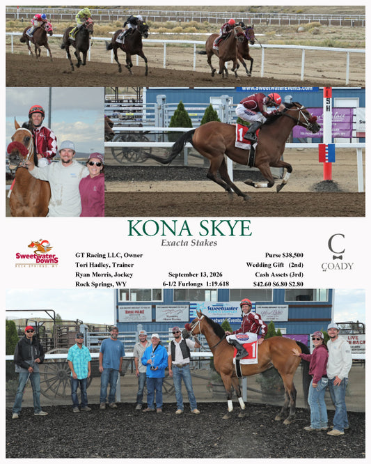 KONA SKYE  - Exacta Stakes - 09-13-26 - R10 - SWF