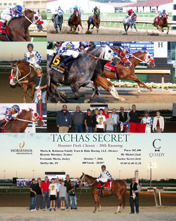 TACHAS SECRET - Hoosier Park Classic - 30th Running - 10-07-26 - R10 - IND